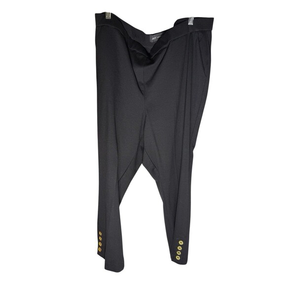 Jones New York Black Women’s Pants 2x Cropped Wide leg - Picture 3 of 16